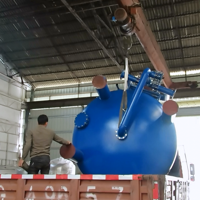 2.4米直徑碳鋼過(guò)濾器出貨